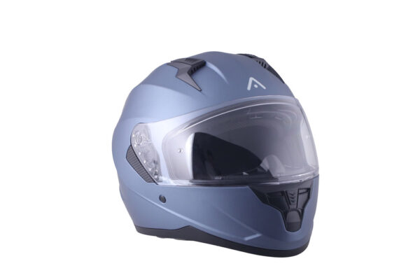 CASCO ADN INTEGRAL STELVIO TITANIO BLU METAL - Imagen 4