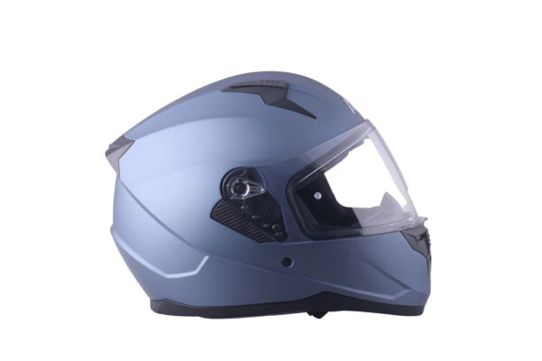 CASCO ADN INTEGRAL STELVIO TITANIO BLU METAL - Imagen 3