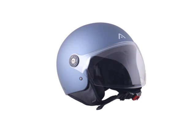 CASCO ADN JET SPRITZ TITANIO BLU METAL - Imagen 3