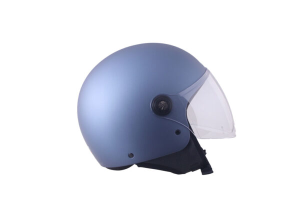 CASCO ADN JET SPRITZ TITANIO BLU METAL - Imagen 2