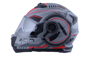 Pulsar Grey Red Gloss