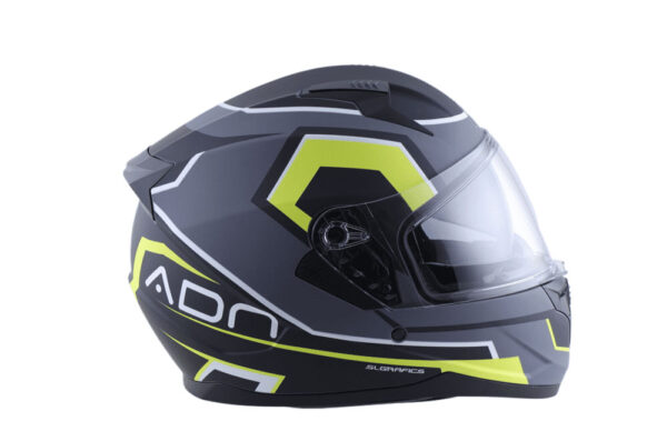 ADN STELVIO FURY BLACK GREY YELLOW - Imagen 4