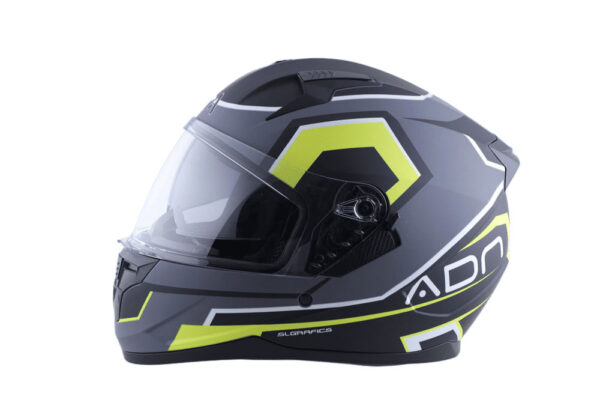 ADN STELVIO FURY BLACK GREY YELLOW - Imagen 3