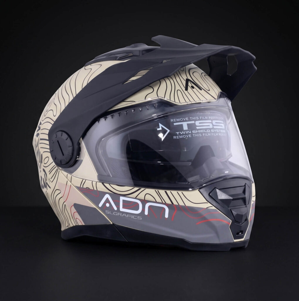 casco duale dakar adventure trail