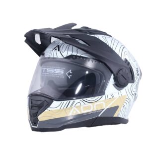 Casco adventure ADN DUALE P+J DAKAR ATACAMA CHALK